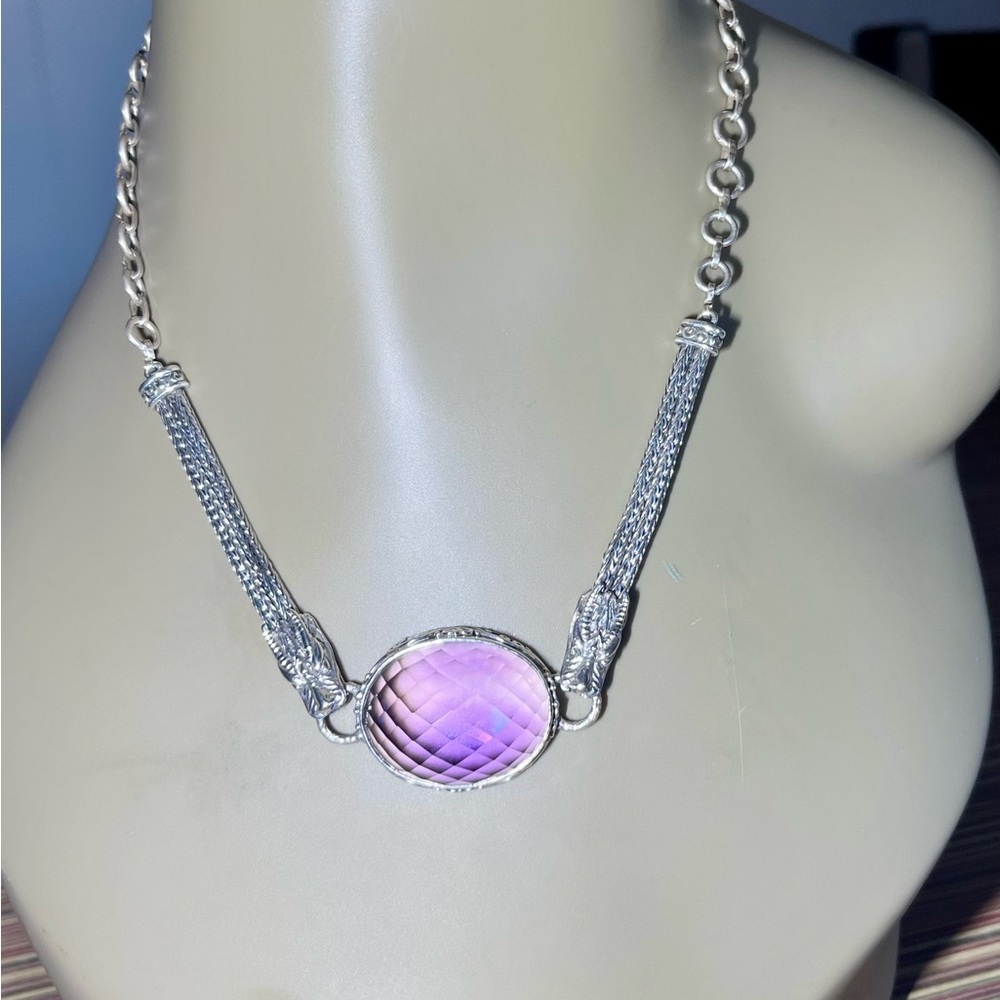 Bali Legacy Rose De France Amethyst  ONLY STONE IN 925  SETTING AVAILABLE